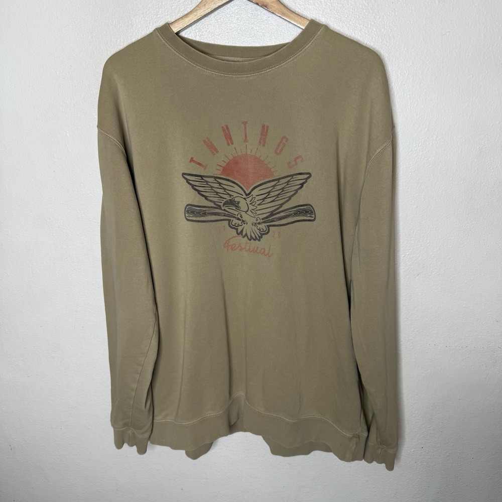 Independent Brand Innings Festival 2020 Crewneck Sweatshirt Baseball Mens XL